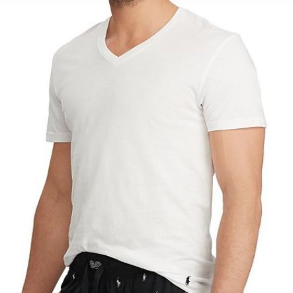 5 Polo Ralph Lauren Classic Undershirt V Neck - Picture 1 of 3